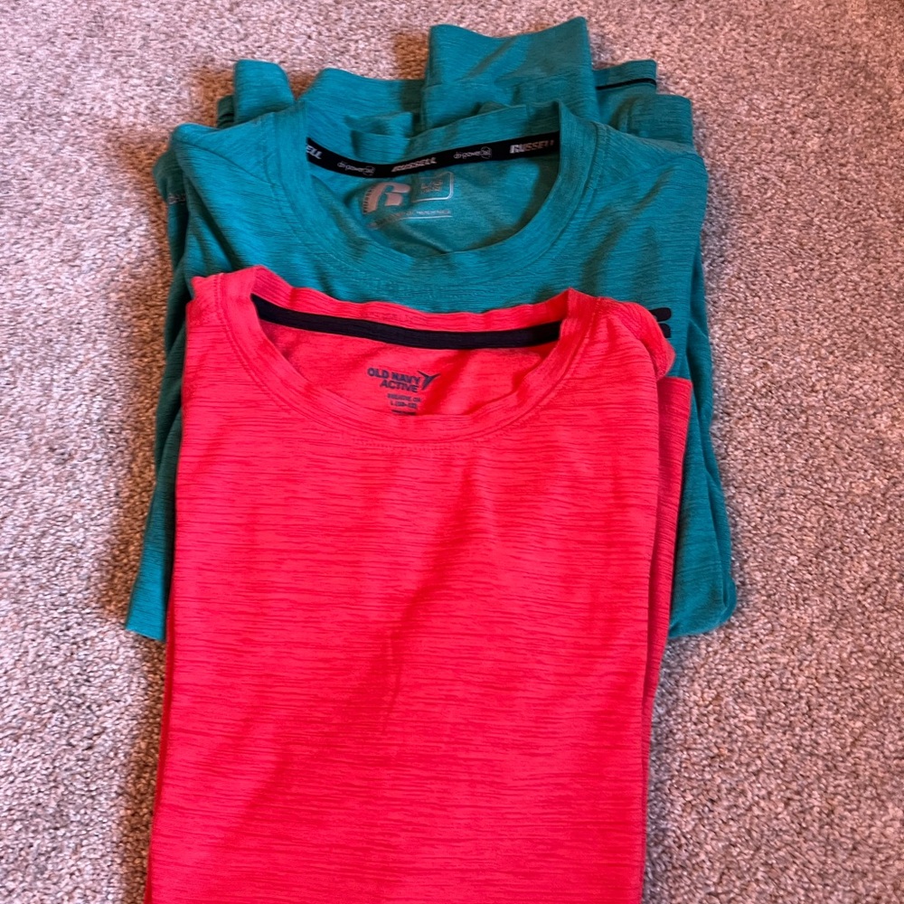 Boys athletic shirts size LG 10-12